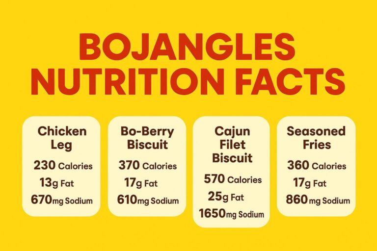 Bojangles Nutrition Facts