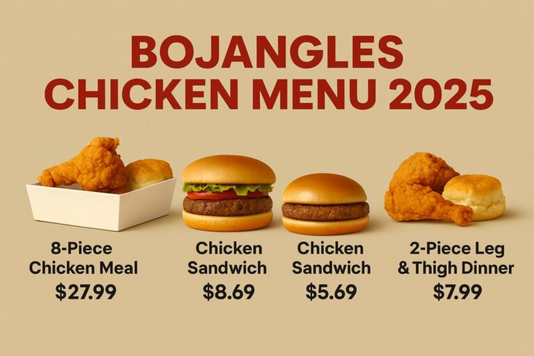 Bojangles Chicken Menu 2025