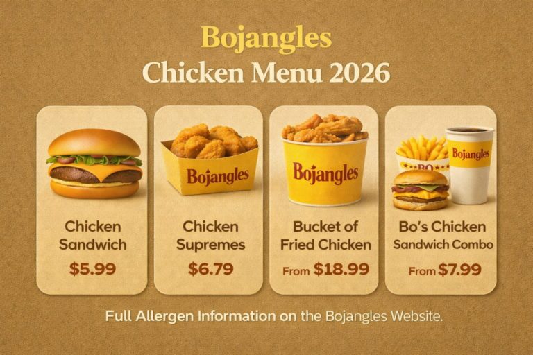 Bojangles Chicken Menu2026